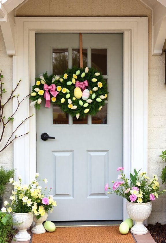 easter themed door decorations ideas