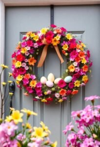 easter themed entrance decorations ideas