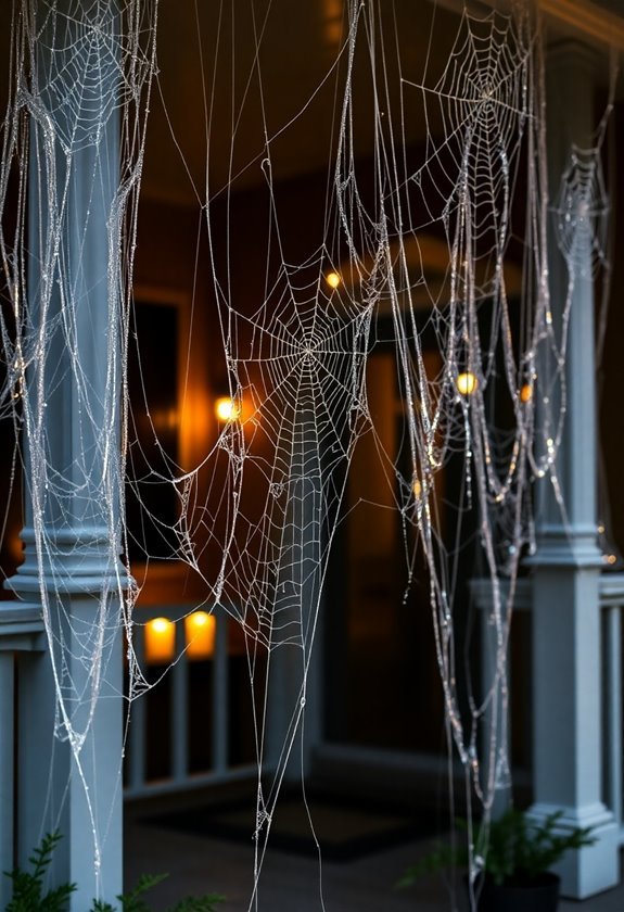 eerie delicate web formations