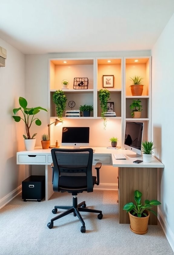 efficient workspace for productivity