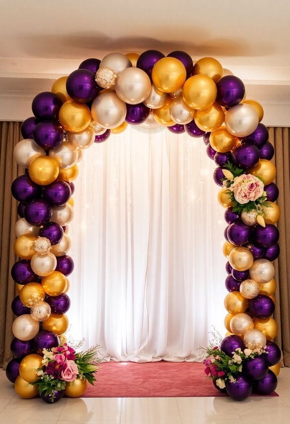 elegant balloon arch designs