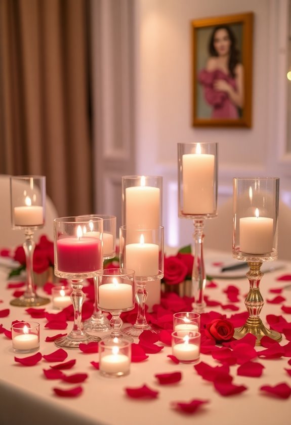 elegant candlelight ambiance creation