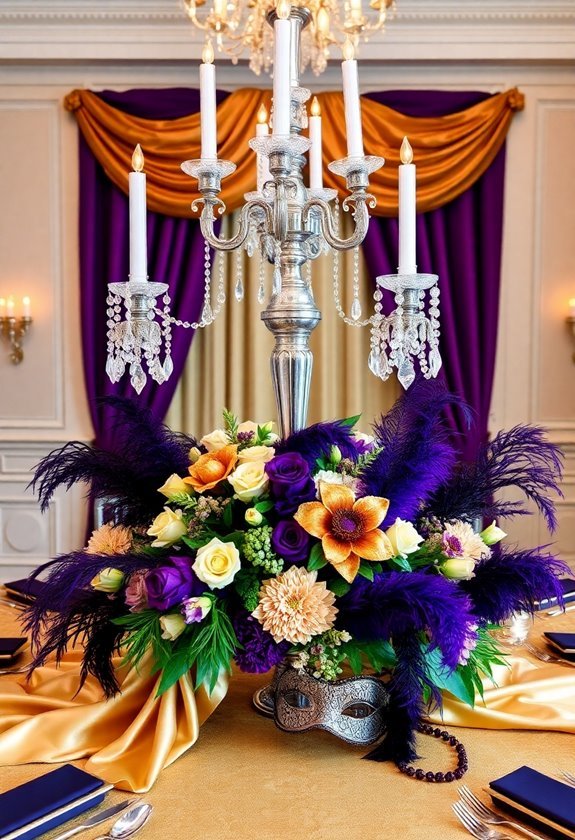 elegant decorative table arrangements