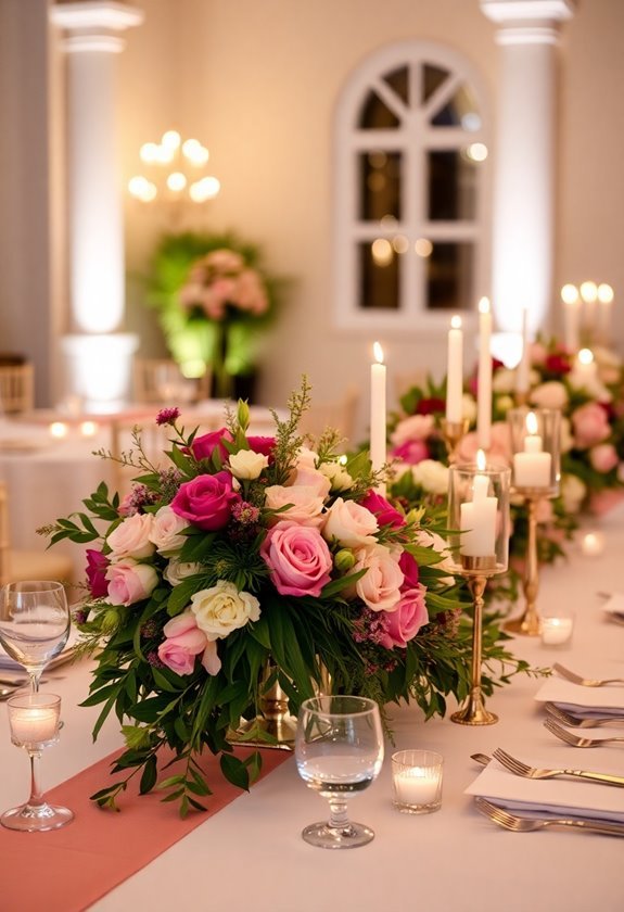 elegant wedding table settings