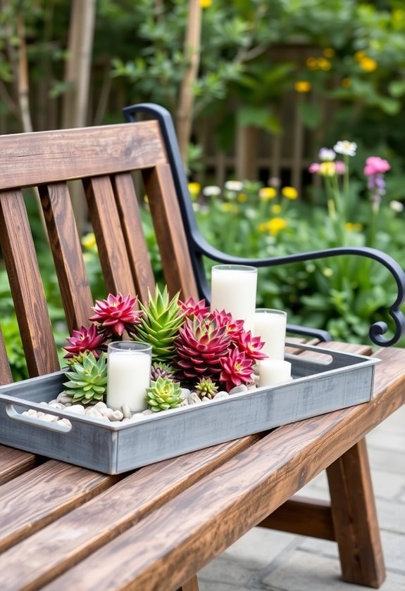 enhance decor with trays