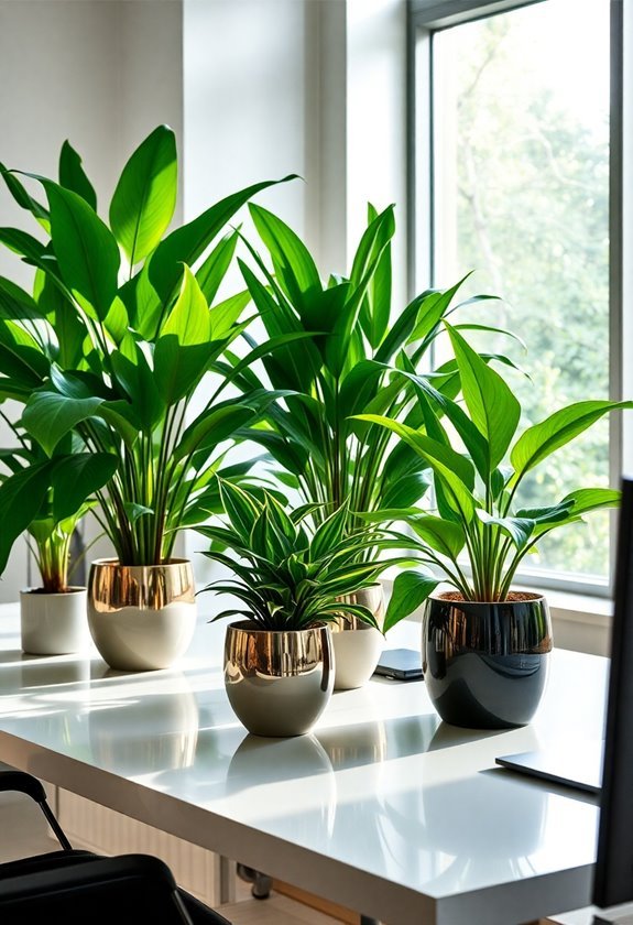 enhance space with greenery