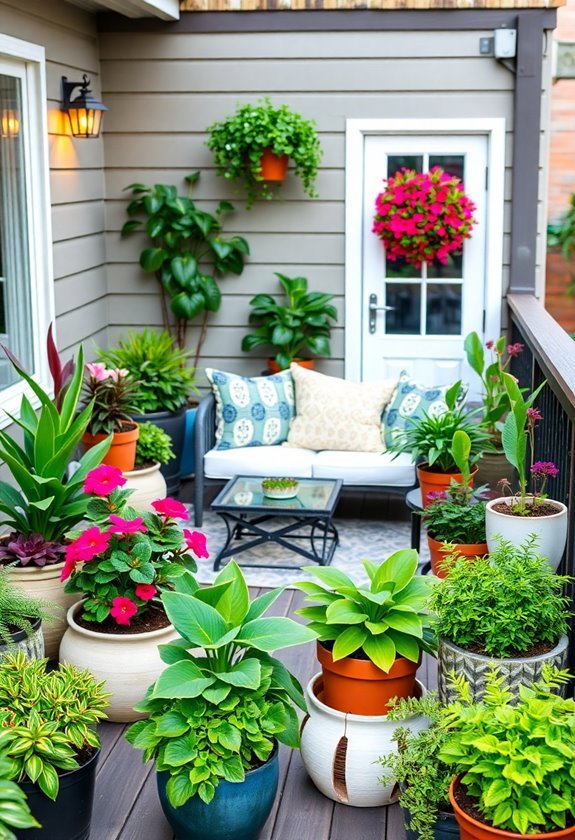 enhance space with greenery