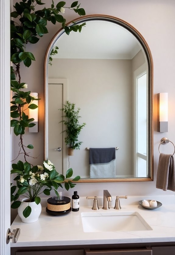 enhance space with mirrors