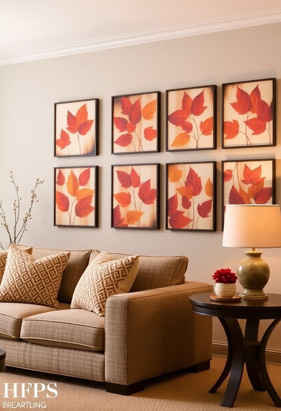 fall themed decorative artwork