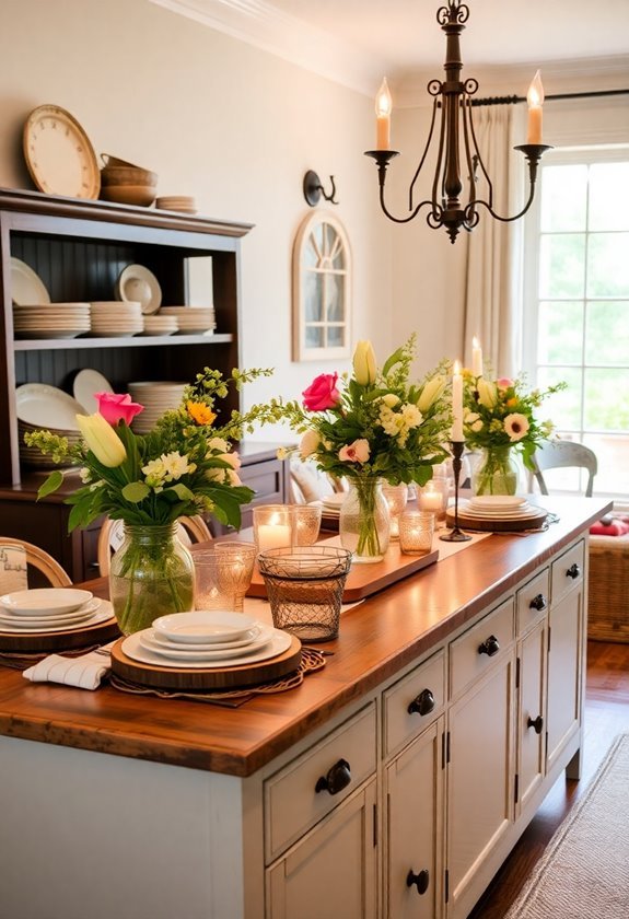 farmhouse table styling tips