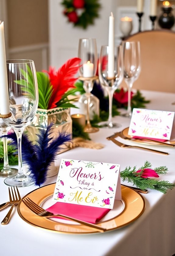 festive and playful table settings