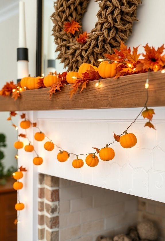 festive baby pumpkin decoration