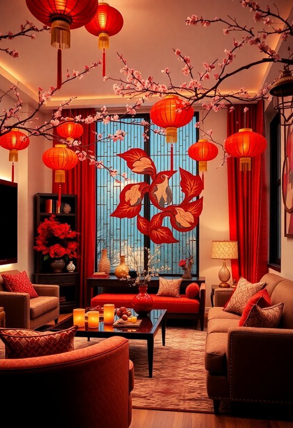 festive chinese new year decor