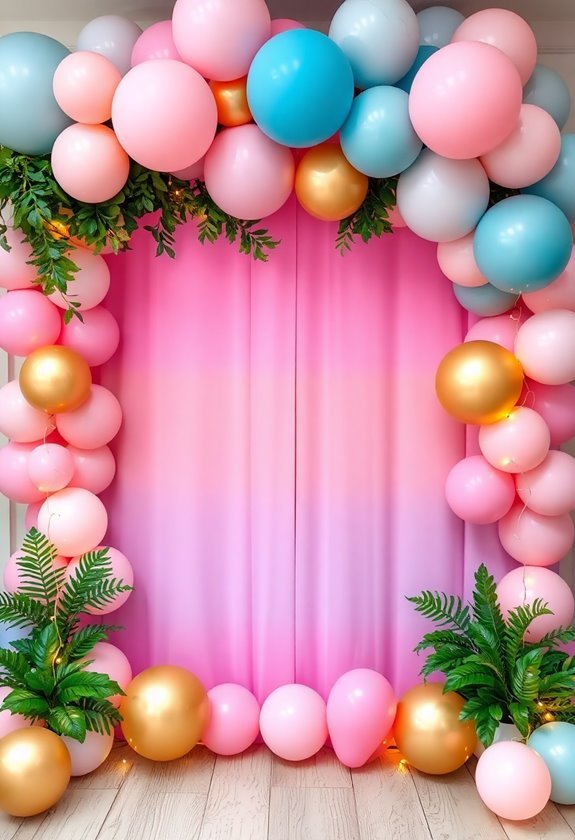 festive decorative balloon displays