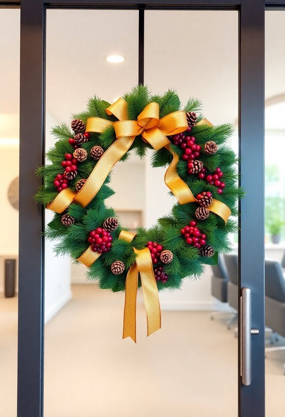 festive decorative door adornments