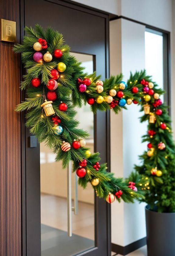 festive decorative holiday garland