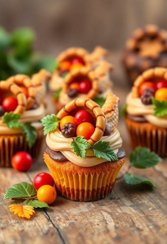 festive miniature dessert treats