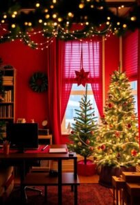 festive office decoration ideas