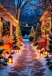 festive outdoor christmas decorations