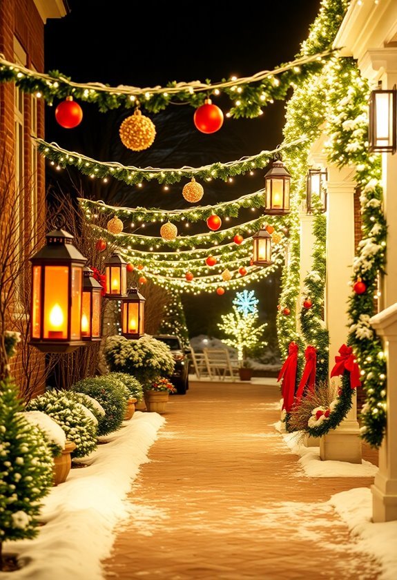 festive pathway decoration ideas