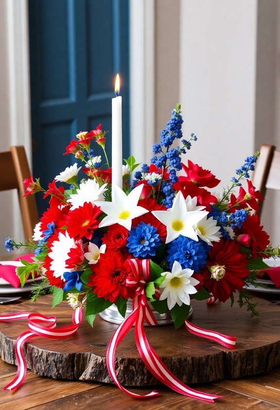 festive patriotic table decor