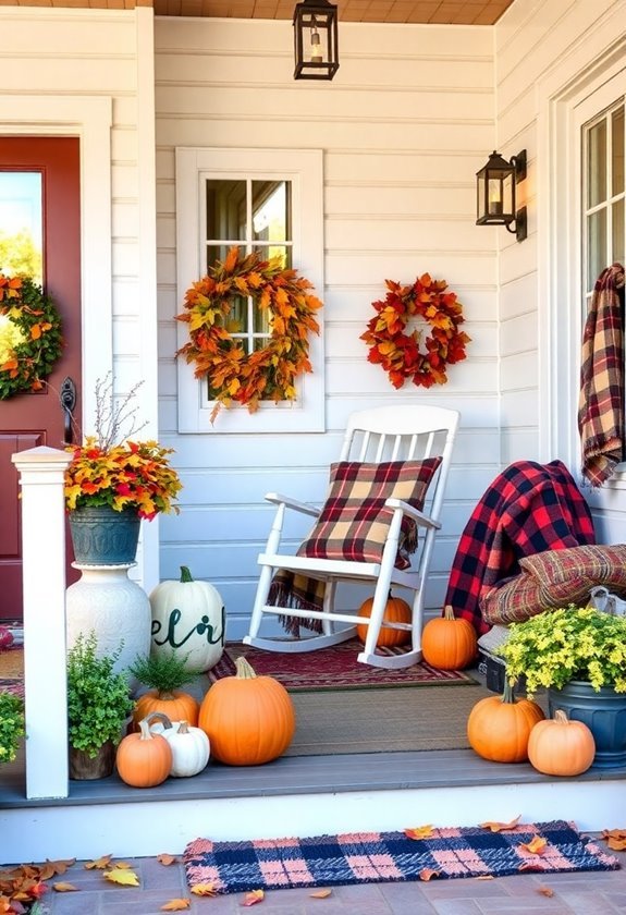 festive seasonal adornments displayed