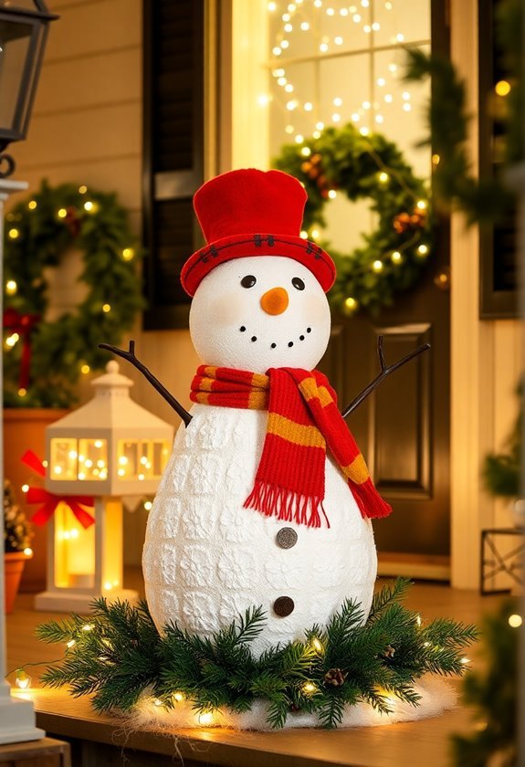 festive winter holiday decorations