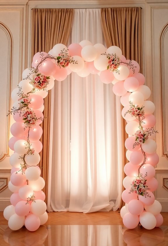 graceful balloon decor creation