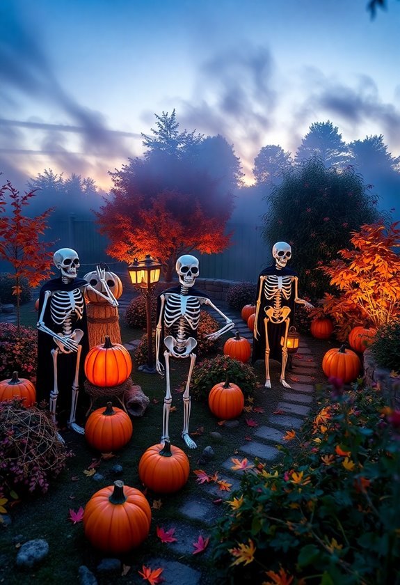 halloween s protective skeleton guardians