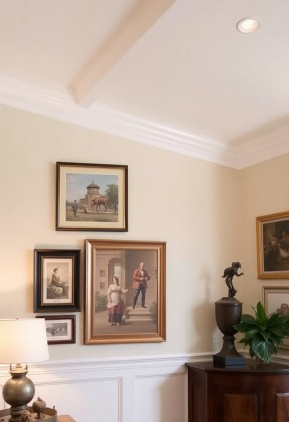 hang decorative wall pieces
