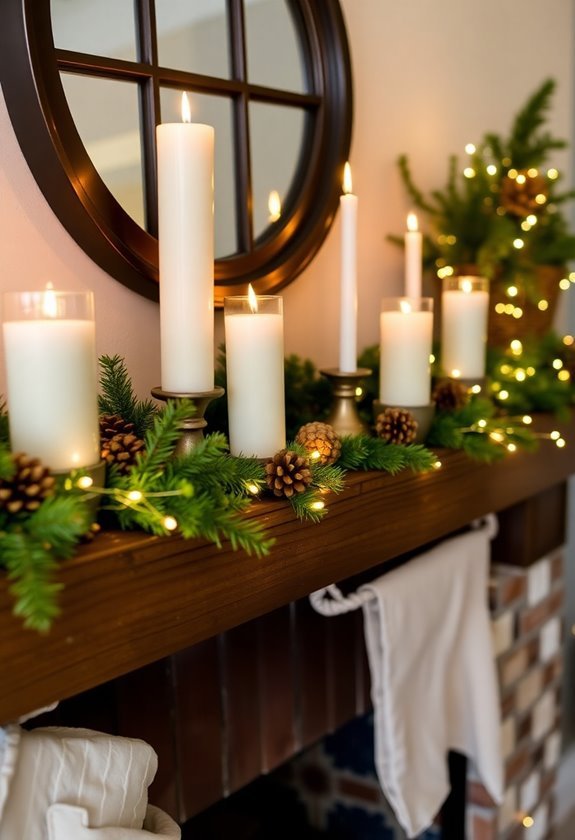 holiday candle display ideas