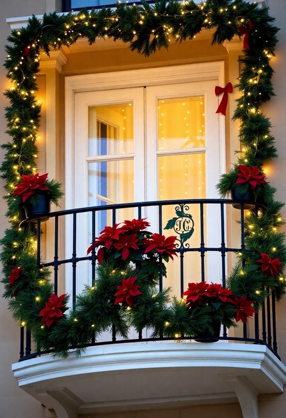 holiday decor for balconies