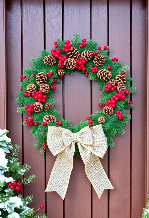 homemade festive door decorations