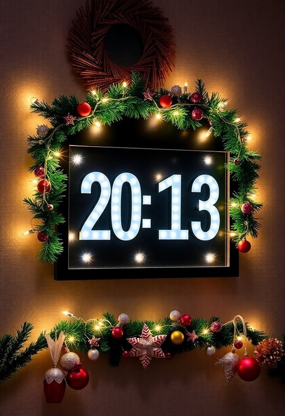 homemade new year s timer