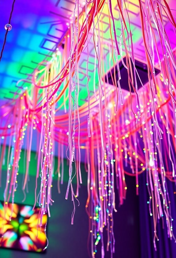 illuminated decorative streamer effects