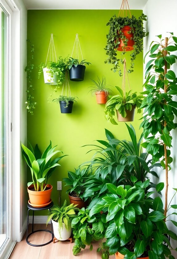 incorporate plants for greenery