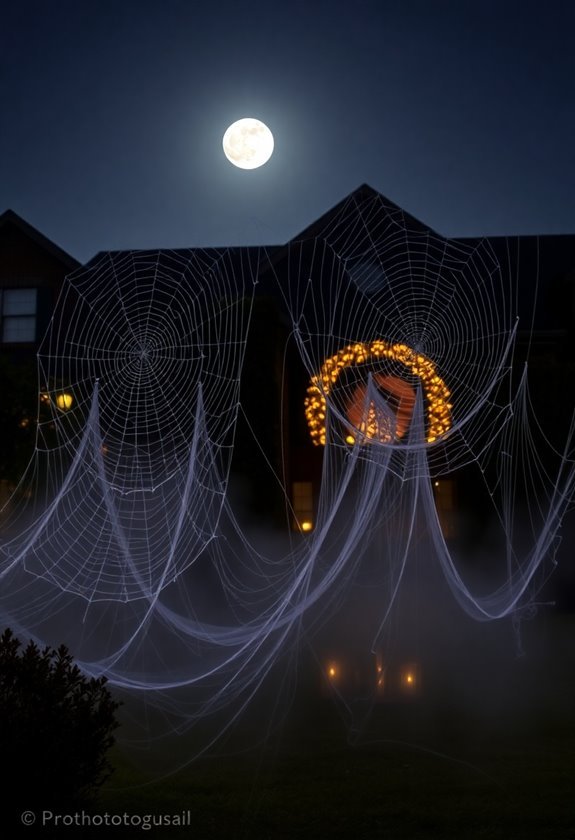 intricate eerie spider webs