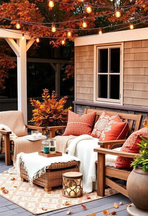 inviting alfresco lounge setups