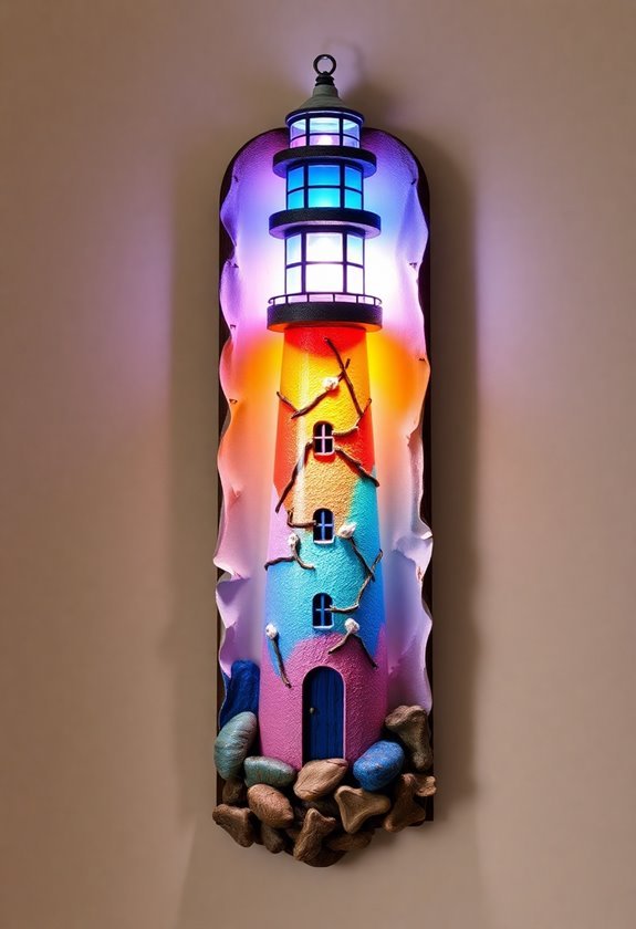 lighthouse inspired wall decor