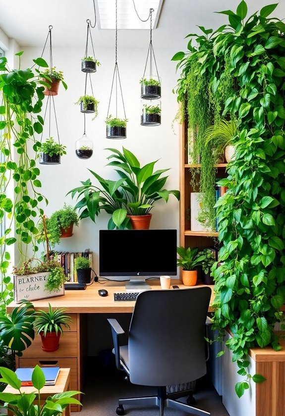 lush indoor plant decor