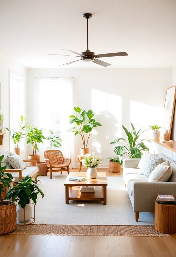 lush indoor plant decor