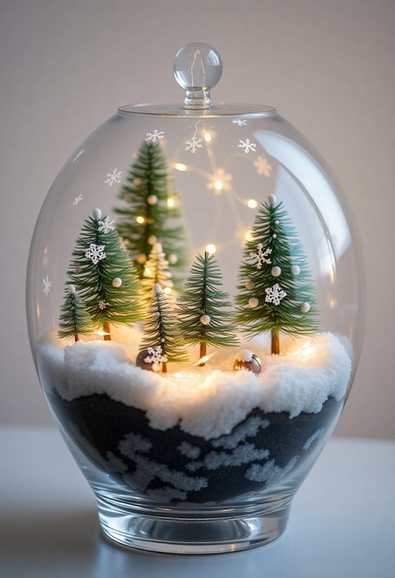 magical winter themed ecosystem