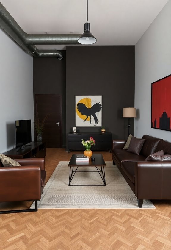 masculine apartment decor ideas