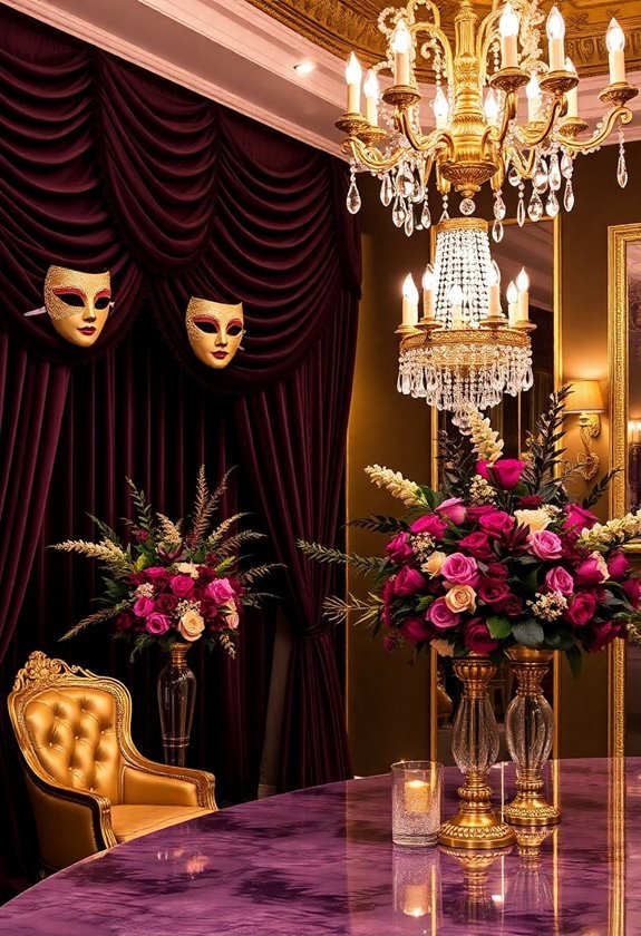 masquerade party decor ideas