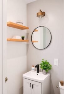 maximize small bathroom decor