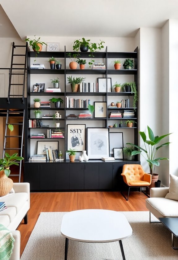 maximize space with vertical storage