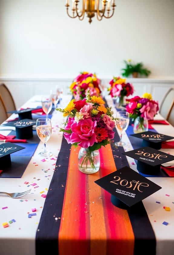 memorable graduation table decor