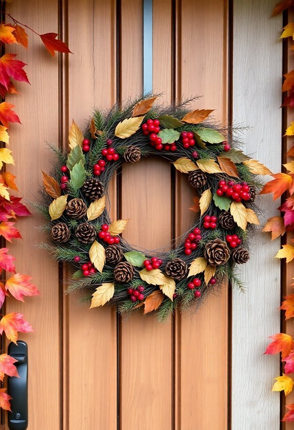 nature themed decorative wreaths