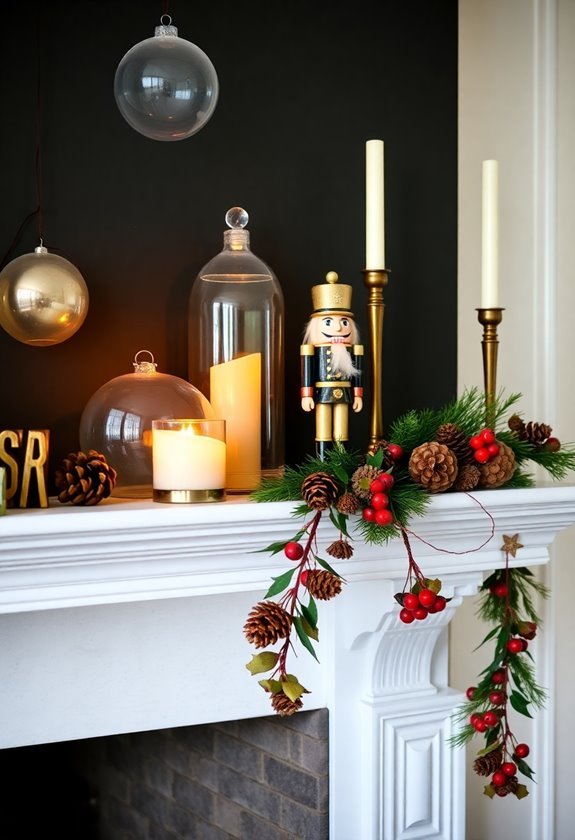 nostalgic festive decorative elements