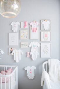 nursery onesie decoration ideas